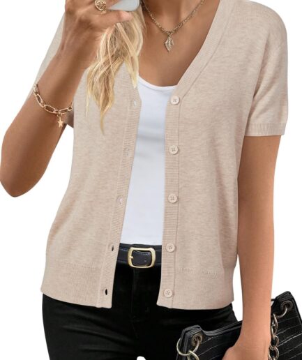 Women Wool Blend Business Casual Cardigan Sweaters 2025